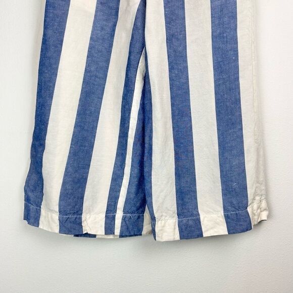 Madewell Huston Pull-On Crop Pants in Stripe - Picture 6 of 9